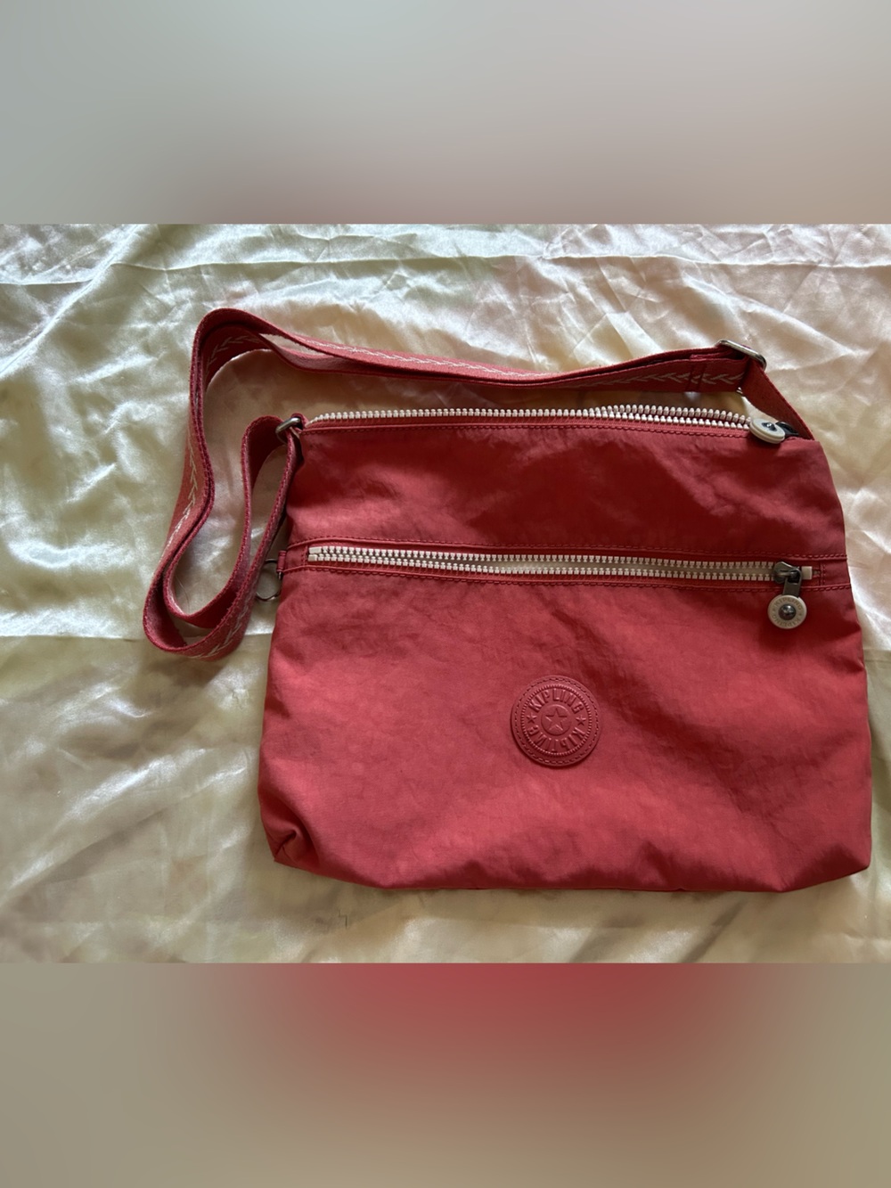 Coral Kipling Crossbody Bag - Picture 2 of 10